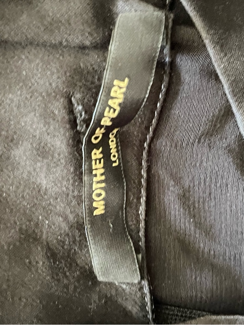 Mother of Pearl London Tailored Viscose Paper-Bag Black Cropped Trousers 8 - Picture 8 of 11